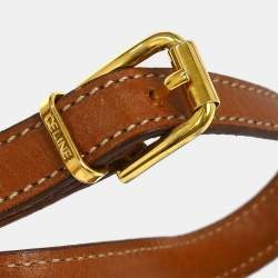 Pre Owned Celine Macadam Beige Canvas Backpack