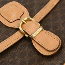 Pre Owned Celine Macadam Brown PVC Shoulder Bag