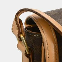 Pre Owned Celine Macadam Brown PVC Shoulder Bag