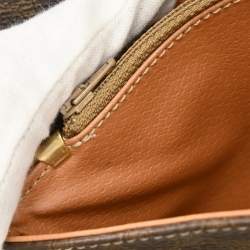 Pre Owned Celine Macadam Brown PVC Shoulder Bag