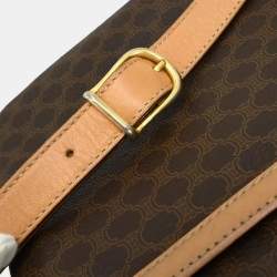 Pre Owned Celine Macadam Brown PVC Shoulder Bag