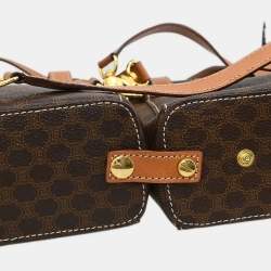 Pre Owned Celine Macadam Twin Brown PVC Backpack