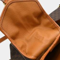 Pre Owned Celine Macadam Twin Brown PVC Backpack