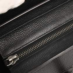 Pre Owned Celine Luggage Micro Black Calfskin Leather Tote Bag