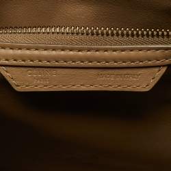Pre Owned Celine Luggage Mini Beige Leather Tote