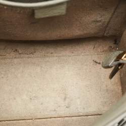 Pre Owned Celine Luggage Nano Grey Leather Tote