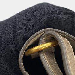 Pre Owned حقيبة يد سيلين عمودية قماش رمادية عجل حجم صغير