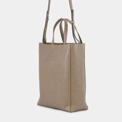 Pre Owned حقيبة يد سيلين عمودية قماش رمادية عجل حجم صغير