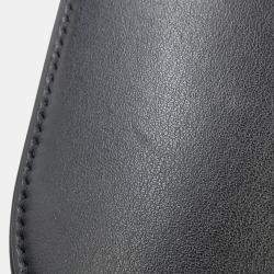 Pre Owned Celine Bucket Louise Black Calf Leather Size Small