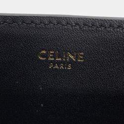 Pre Owned Celine Bucket Louise Black Calf Leather Size Small