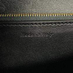 Pre Owned Celine Classic Box Shoulder Black Leather Size Medium