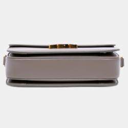 Pre Owned حقيبة سيلين كروس براون كلاسيك جلد عجل لامع تريومف