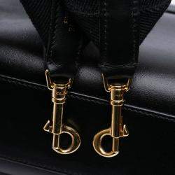 Pre Owned Celine Black Teen Smooth Calfskin Soft 16 Crossbody