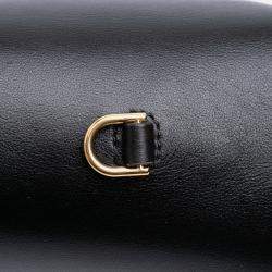 Pre Owned Celine Black Teen Smooth Calfskin Soft 16 Crossbody