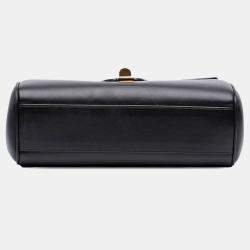 Pre Owned Celine Black Teen Smooth Calfskin Soft 16 Crossbody