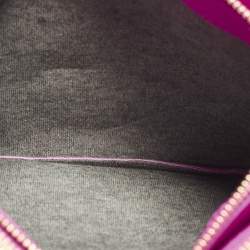 Pre Owned Celine Trio Large Pink Leather Crossbody Bag