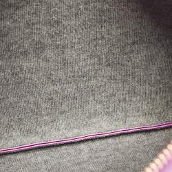 Pre Owned Celine Trio Large Pink Leather Crossbody Bag