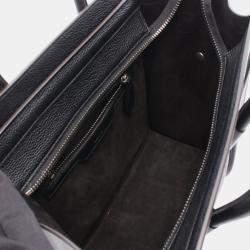 Pre Owned حقيبة يد سيلين لاغيدج جلد عجل ميكرو أسود