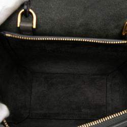 Pre Owned Celine Grey Celine Blue Nano Grained Calfskin Belt Bag