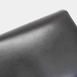 Pre Owned Celine Classic Box Medium Leather Shoulder Bag Black