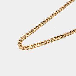 مملوكة مسبقًا Celine Black Leather Triumph Clutch-On-Chain Crossbody Bag