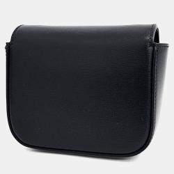 Pre Owned Celine Black Leather Triumph Mini Crossbody Bag