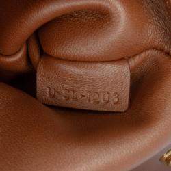 Pre Owned Celine Brown Suede Monochrome Shoulder Bag