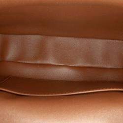 Pre Owned Celine Brown Suede Monochrome Shoulder Bag