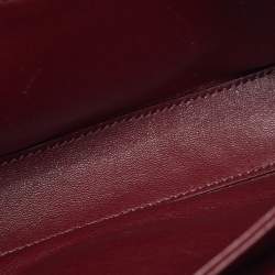 Pre Owned Celine C Medium Burgundy Leather Shoulder Bag
