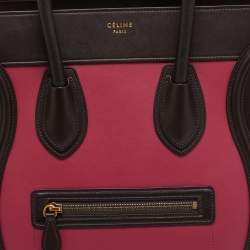 مملوكة مسبقًا Celine Luggage Mini Tricolor Leather Tote