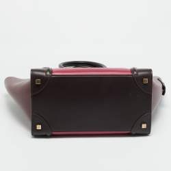 مملوكة مسبقًا Celine Luggage Mini Tricolor Leather Tote