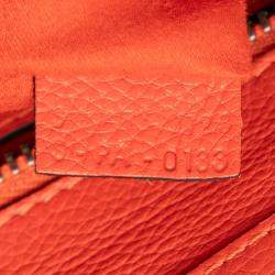 مملوكة مسبقًا Celine Orange Micro Leather Luggage Tote