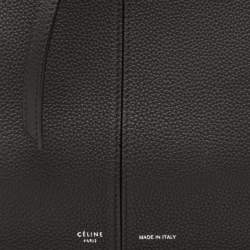 Pre Owned Celine Medium Grained Calfskin Trifold Tote