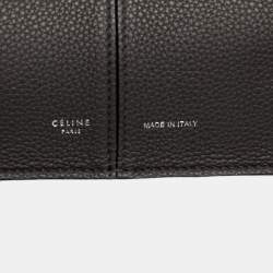Pre Owned Celine Medium Grained Calfskin Trifold Tote