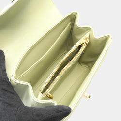 مملوكة مسبقًا حقيبة يد سيلين ١٦ صغيرة جلد أخضر