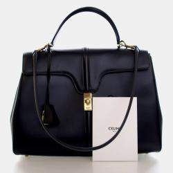 مملوكة مسبقًا Celine Large Calfskin 16 Top Handle Bag