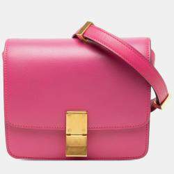 مملوكة مسبقًا Celine Pink Small Calfskin Classic Box