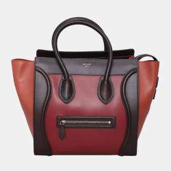 مملوكة مسبقًا Celine Tricolor Mini Luggage Bag