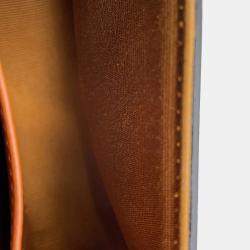 مملوكة مسبقًا Celine Triomphe Claude Mini Shoulder Pouch Tan Pvc Leather