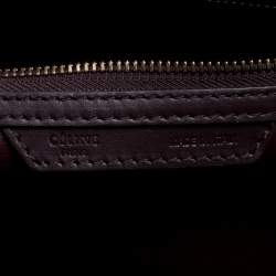 مملوكة مسبقًا Celine Burgundy/Brown Python and Leather Mini Luggage Tote