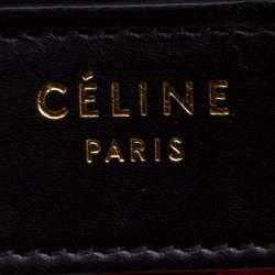 Pre Owned حقيبة سيلين نانو لاغيدج جلد و جلد ثعبان ثلاثي اللون