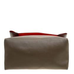 Pre Owned Celine Tri Color Leather All Soft Bag