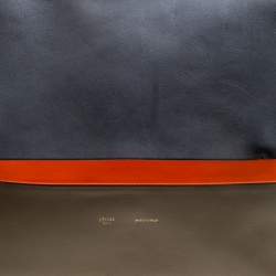 Pre Owned Celine Tri Color Leather All Soft Bag