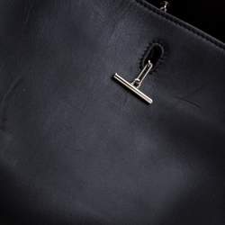 Pre Owned Celine Black Leather Shoulder Bag