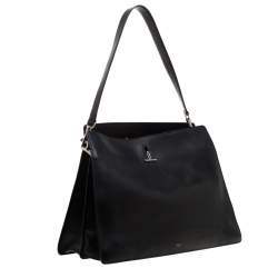Pre Owned Celine Black Leather Shoulder Bag