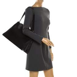 Pre Owned Celine Black Leather Shoulder Bag