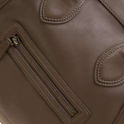 Pre Owned حقيبة سيلين ميني لاغيدج جلد بنية