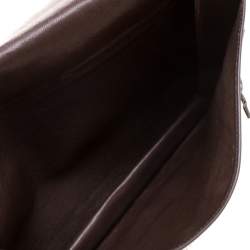 Pre Owned Celine Brown Suede and Leather Clutch