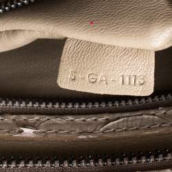 Pre Owned حقيبة يد  سيلين ميني لاغيدج جلد ثعبان رصاصية