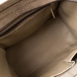 Pre Owned حقيبة يد  سيلين ميني لاغيدج جلد ثعبان رصاصية